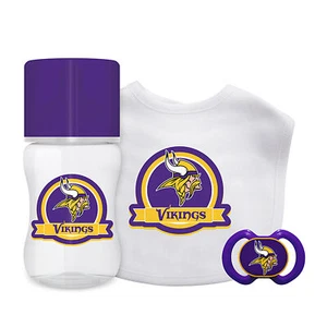 BabyFanatic - Minnesota Vikings - Officially Licensed NFL 3-Piece Gift Set - Picture 1 of 4