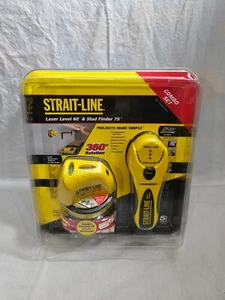 Strait-Line Laser level 60 & Stud Finder 75 Combo Set - Picture 1 of 6