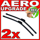 For Jaguar X-Type Saloon Aero VU Front Flat Windscreen Wiper Blades 22/19" Inch