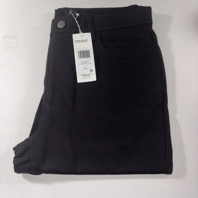 Jean para mujer Eileen Fisher cintura alta ajustado largo completo color negro talla: S NUEVO Foto 1 de 4