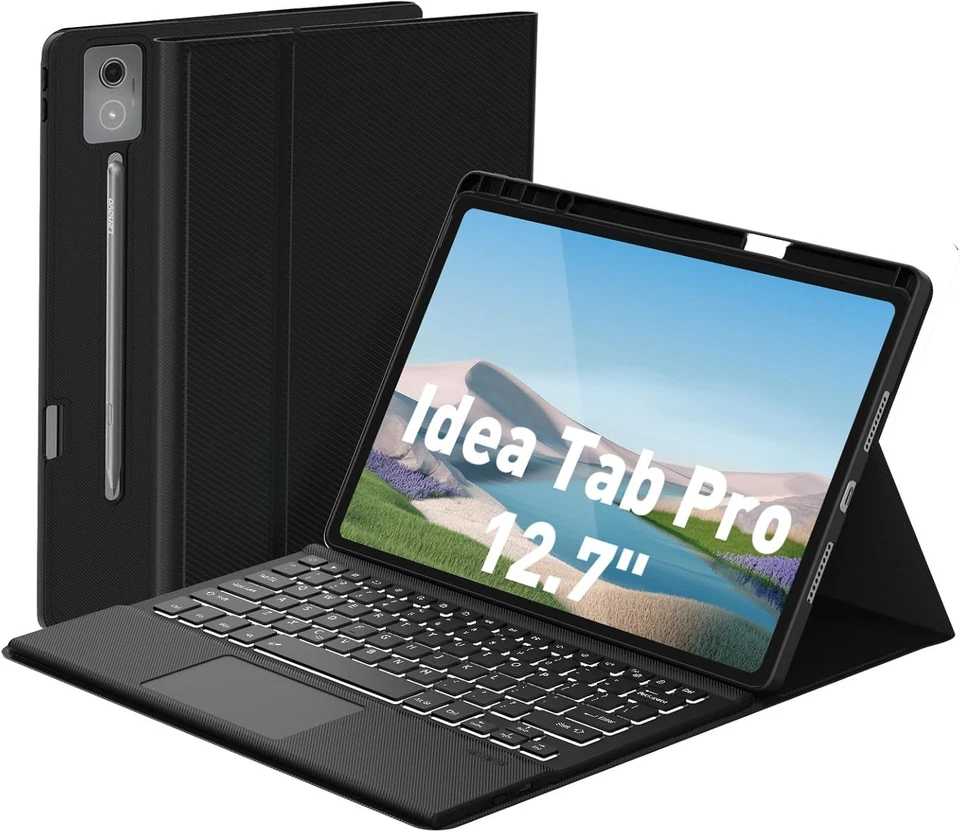 Funda Teclado Táctil para Lenovo Idea Tab Pro 12.7" 2025, Teclado BT (LEER DESCRIPCIÓN) Foto 1 de 4