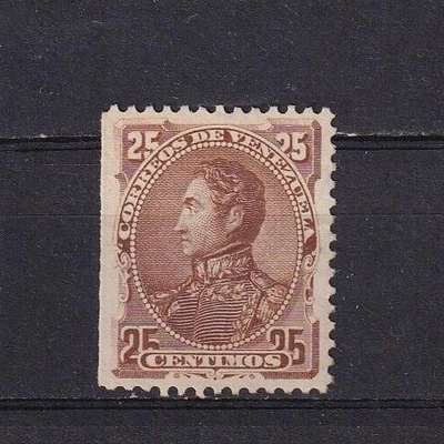 Sello SA20b Venezuela 1887 Simón Bolívar MNG CV$35 Foto 1 de 2