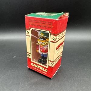 VTG Enesco Treasury Of Christmas Ornaments Garfield As The Nutcracker Ornament - Picture 1 of 5