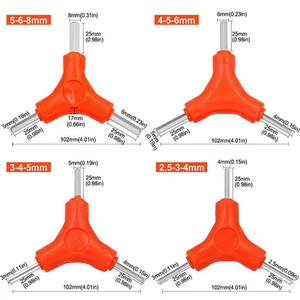 Efficient Hex Key Hexagon Wrench Tool Set for Bike Maintenance and Repair - Picture 1 of 38