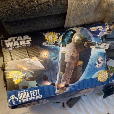星球大战克隆人战争 波巴·费特的崛起 终极战斗包 孩之宝 2010 奴隶 1 — 第 1/4 张图片