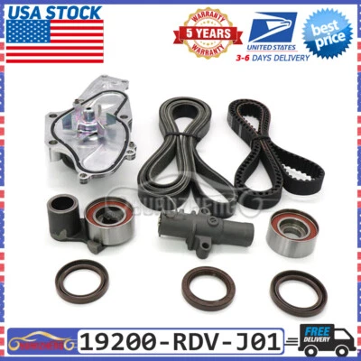 19200-RDV-J01 全新 适用于本田讴歌 RDX Odyssey 定时皮带和水泵套件 — 第 1/4 张图片