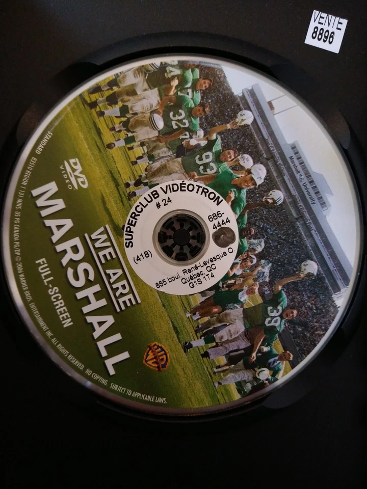 We Are Marshall (DVD 2007) Football 1970s Jamie Linden (DIR) EN/FR Disc Only - Image 1 of 1