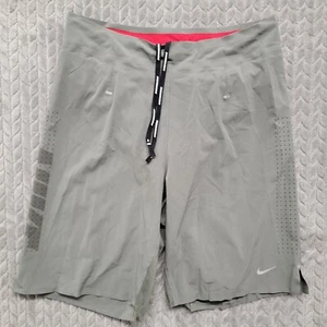 Nike Instinct 9" Laufshorts Herren Größe 28 grau gefüttert leicht Stretch - Bild 1 von 14