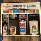 Vintage Winchester “Ball Powder For The Reloader” Poster Western 30.5”X36”