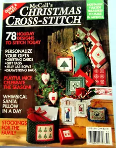 McCalls Weihnachten KREUZSTICH 1991 Magazin 65 Seiten 78 Urlaubsdesigns - Bild 1 von 23