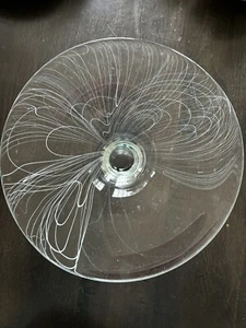 Gorgeous Art Glass Centerpiece Bowl Signed By D. Yule - Picture 1 of 4