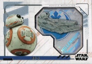 Star Wars Rise of Skywalker 2, BB-8 Vehicle Medallion Card MVM-BF - Picture 1 of 2