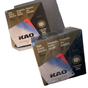 1994 KAO MF2HD 3.5" High Density Diskettes IBM Formatted 1.44MB 20 Pack - Picture 1 of 6