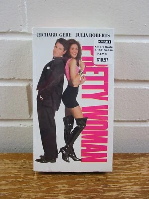 Vintage VHS Factory Sealed Pretty Woman Rated R Touchtone Home Video Roberts Foto 1 de 4