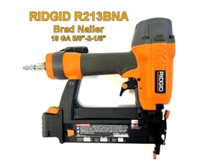 Ridgid R213BNA Brad Nailer 18 Gauge 5/8" - 2 1/8" Brad Nails - Picture 1 of 8