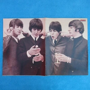 The Beatles POSTER BRAVO 2 Seiten Dschingis Khan - Bild 1 von 2
