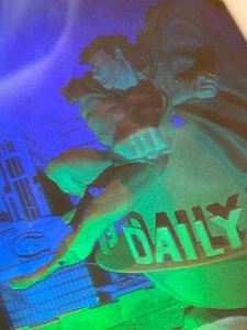 DC SUPERMAN HOLO SERIES Skybox 1996 CLEAR HOLOCEL DAILY PLANET Chase Card #H1 - Picture 1 of 4