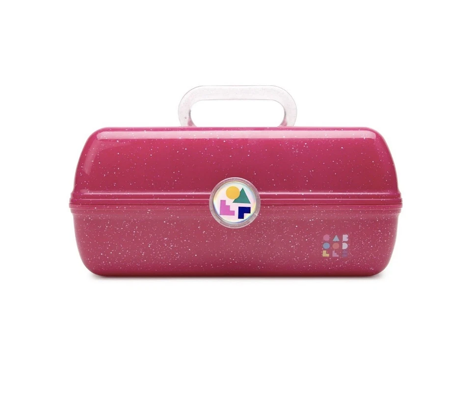 Caboodles On-the-go Girl Retro Case Dusty Rose Marble