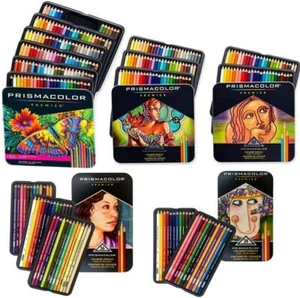 Prismacolor Premier Coloured Colouring Pencils in Tin Set 12 24 36 48 72 132 150 - Picture 1 of 34