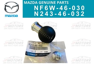 Mazda Genuine MIATA MX-5 ND 6-Speed Manual Gear Shift Knob NF6W-46-030 w/cover - Image 1 of 4