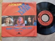 7" Single Alvin Lee/ Ten Years Later - Baby don't you cry Vinyl Germany