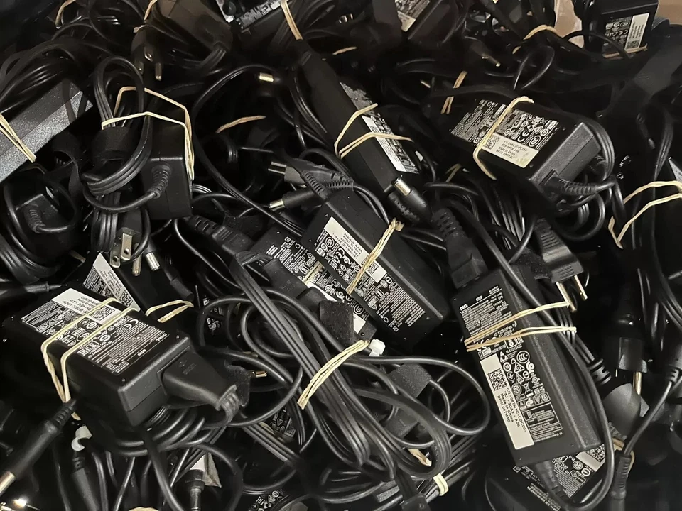 批量 50 件 正品 戴尔 65w 笔记本电脑 交流电源适配器 充电器 — 第 1/2 张图片