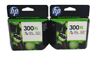 2 Orig HP 300XL - CC644EE Tricolor Set Twinpack for DeskJet Series NEW + Original Packaging