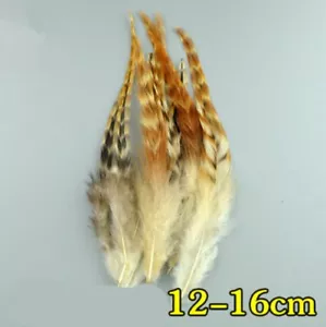 Natural Rooster Wing Feathers 12cm - 16cm Chicken Fly Craft Hat Arts Costume - Picture 1 of 1