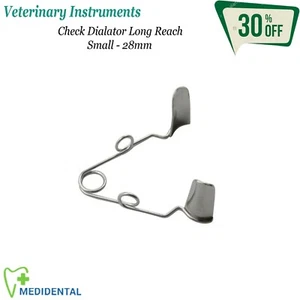 Strumenti veterinari dilatatore guance lungo portata taglia piccola - 28 mm animali retrattori CE - Foto 1 di 1