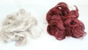 2 PACK Top Knot Pony tail Hair piece curly - Natural Looking Handmade Buns NEW - Picture 1 of 6