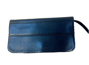 Vintage Coach Tribeca Crossbody Clutch Black Style M7D 9091, Made In The USA - Picture 1 of 7