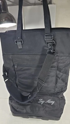 Trippa Tag Along Rolling Tote Made In England 24 X 15 X 8 - Image 1 of 4