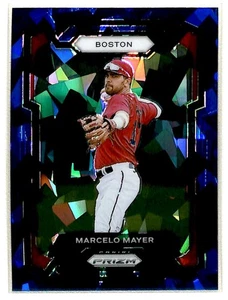 2024 Panini Prizm Blue Cracked Ice Marcelo Mayer Boston Red Sox #174 - Picture 1 of 2