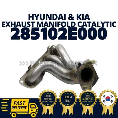 Colector de escape original OEM Hyundai Kia junta catalítica genuina Elantra Forte Foto 1 de 4