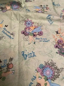 Vintage Disney CUTE “WHAT TINK”52” X 44”  Tinker bell - Picture 1 of 4