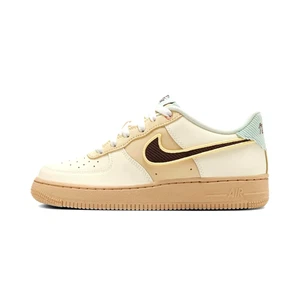 Nike Air Force 1 Shoes Trainers Size 5.5 - 6 Coconut Milk / Baroque HQ3473 122 - Picture 1 of 8