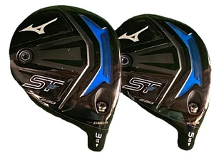 Mizuno ST-Z 230 Wood Set Heads Only 3 Wood 15* And 5 Wood 18* RH Nice Components - Picture 1 of 11