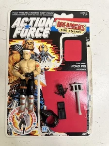 GI Joe action force figure cobra dreadnok Road Pig V1 1988 Complete & Card Back - Picture 1 of 1