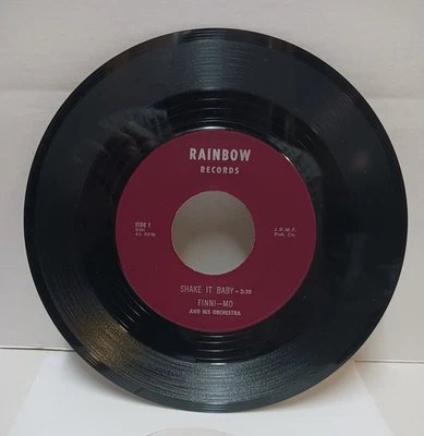 FINNI-MO: shake it baby / before i say i do RAINBOW 7" Single 45 RPM - Image 1 of 4