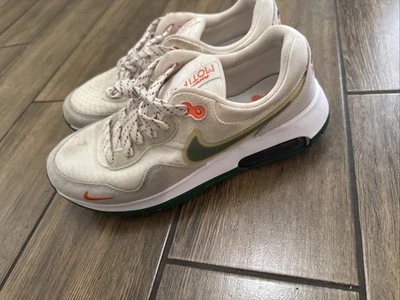 Nike Air Max Motivo Blanco/Naranja de Seguridad/Verde Niños Grandes 6.5Y | DX2957-100 Foto 1 de 4