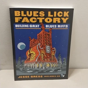 Blues Lick Factory: Building Great Blues Riffs by Jesse Gress 2007 With CD GUC - Picture 1 of 6