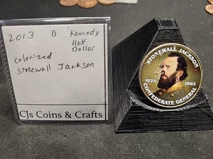2013 D Kennedy Half Dollar Colorized Stonewall Jackson - Bild 1 von 3