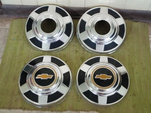 73-87 Chevy 4x4 Truck 3/4 ton Dog Dish 12" HUB CAPS Set of 4 K20 16" 16.5" - Picture 1 of 6