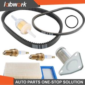 Labwork Tune Up Kit For EZGO TXT Gas Golf Cart w/Oil Filter Drive Starter Belt - Picture 1 of 10