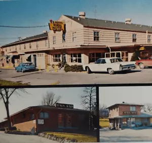 Cartolina vintage anni '60 McNeil Highway Motel Hotels Des Moines Iowa auto non pubblicata - Foto 1 di 5