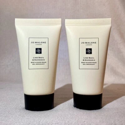 2x Jo Malone London lima albahaca y mandarina lavado de manos corporal MINI 1 oz 30 ml sello nuevo sin caja Foto 1 de 3
