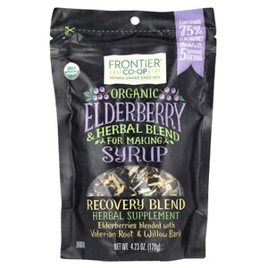 Organic Elderberry & Herbal Blend For Syrup, 4.23 oz (120 g) - Picture 1 of 2