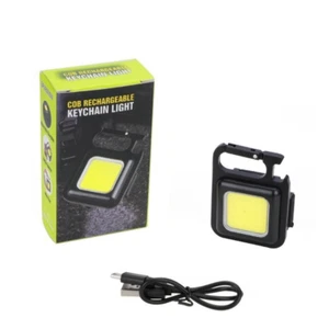 Mini Linterna LED COB Llavero Recargable USB-C Luz de Trabajo y Emergencia - Imagen 1 de 5