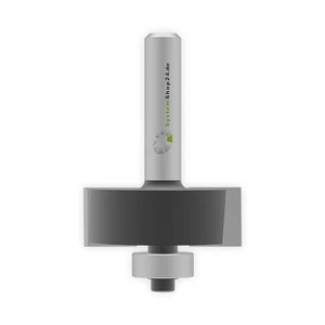 Systemshop24 Falzfräser mit Kugellager HM Z2 D34,9mm AL12,7mm FAT11,1mm S8mm