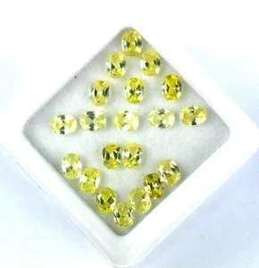 Oval 6 Ct/4 mm Pakistan Peridot Edelstein 20 Stck. Menge 100 % natürlich zertifiziert BB18 - Bild 1 von 12
